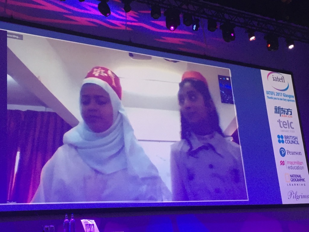 Bilbrough’s Palestinian students perform live at IATEFL