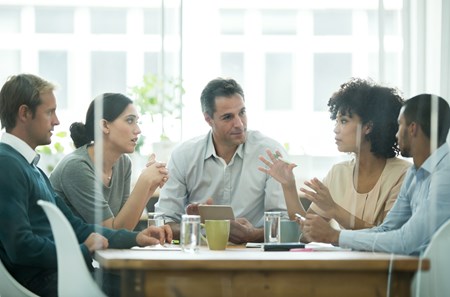 business people in meeting room