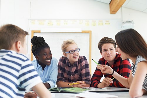 kids in classroom