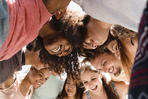 group huddle