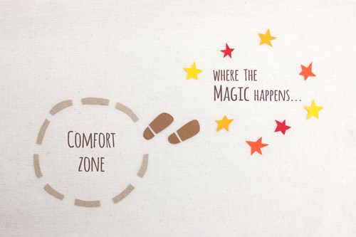 comfort zone graphic