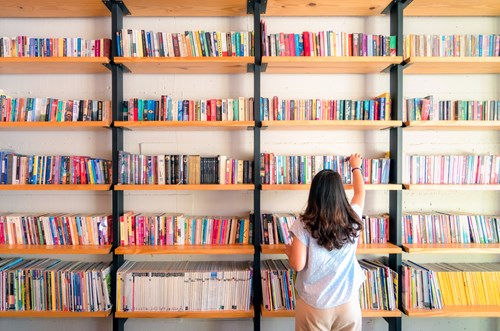 book shelves