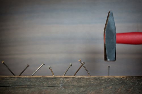 hammer and nails