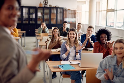 students in classroom