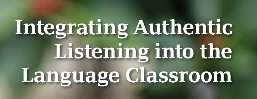 An interview with Sheila Thorn: author of Integrating Authentic Listening into the Language Classroom